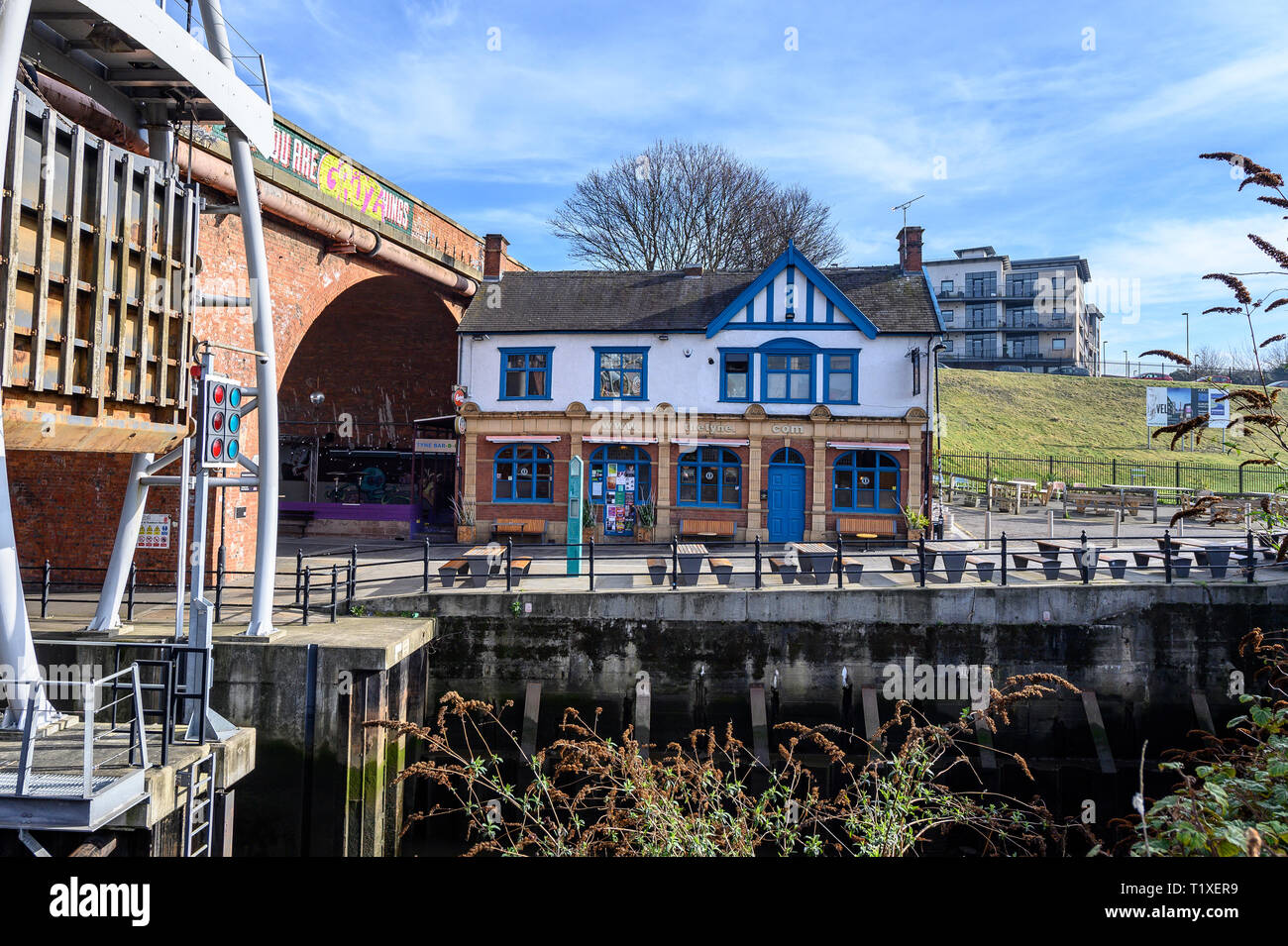 Ouseburn Valley, Newcastle upon Tyne, UK Stock Photo