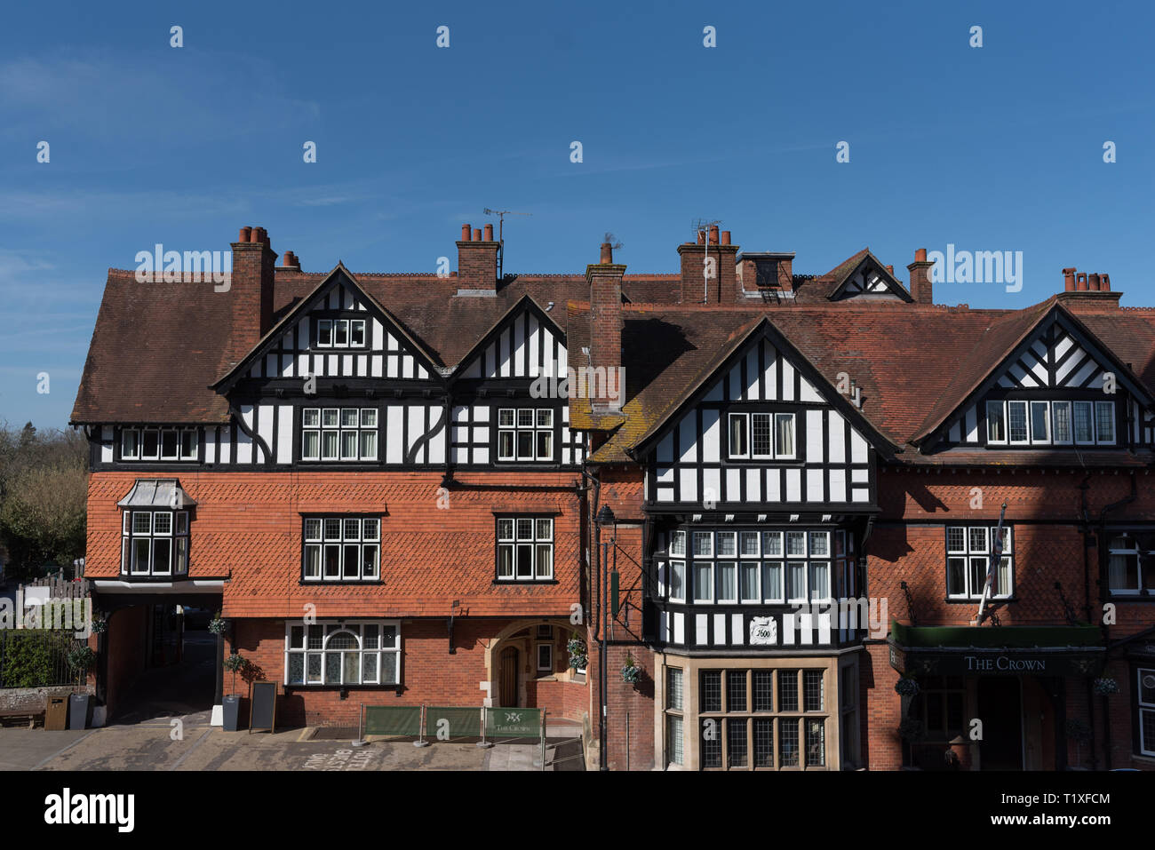 Tudar building Lyndhurst Hampshire uk Stock Photo - Alamy