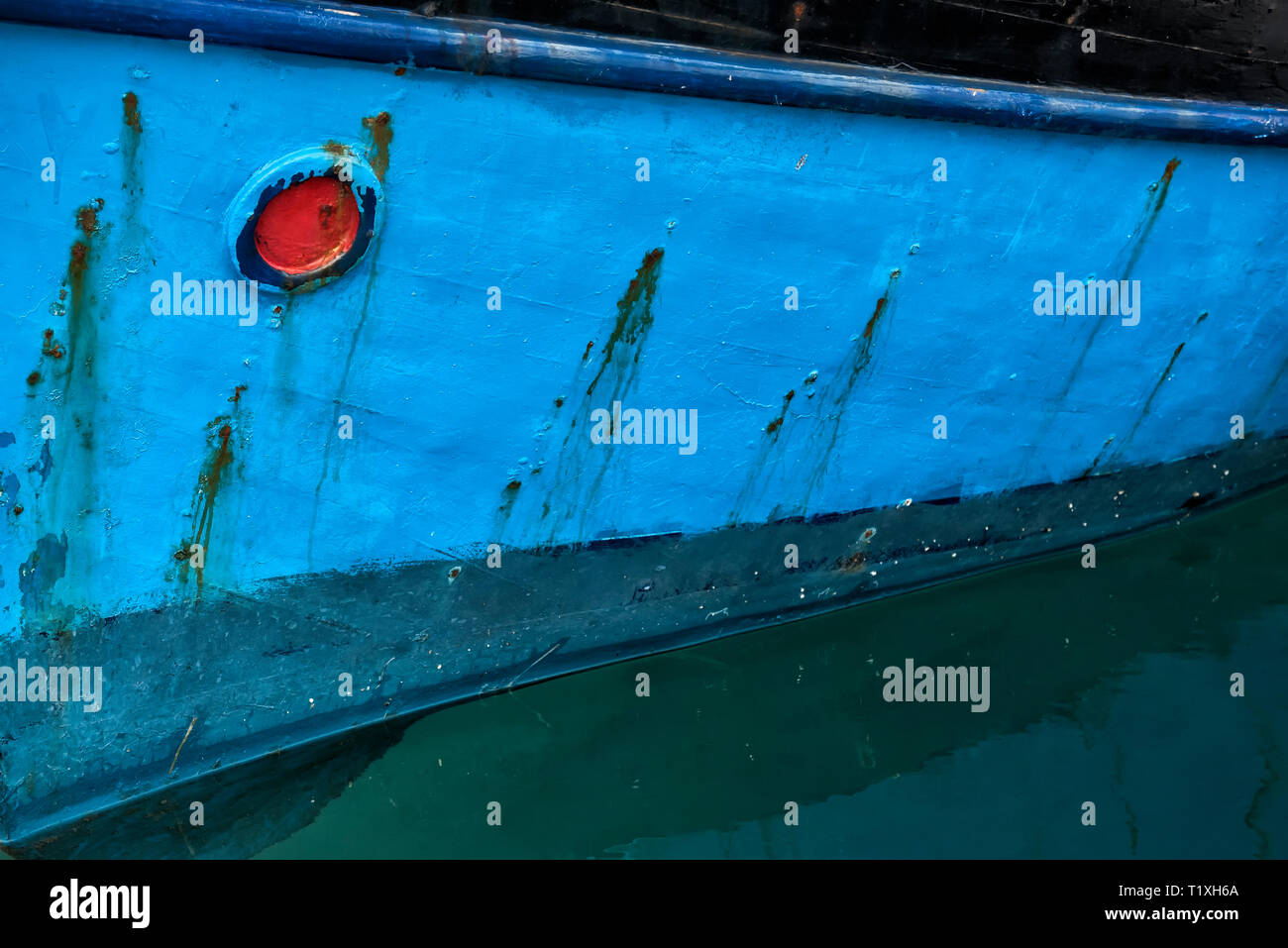 Abstract image of a boat hull Stock Photo