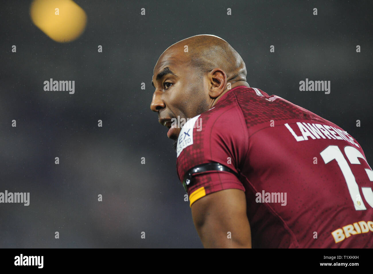 Huddersfield, UK, 22 3 2019. 22 March 2019. John Smiths Stadium, Huddersfield, England; Rugby League Betfred Super League, Huddersfield Giants vs Hull Stock Photo