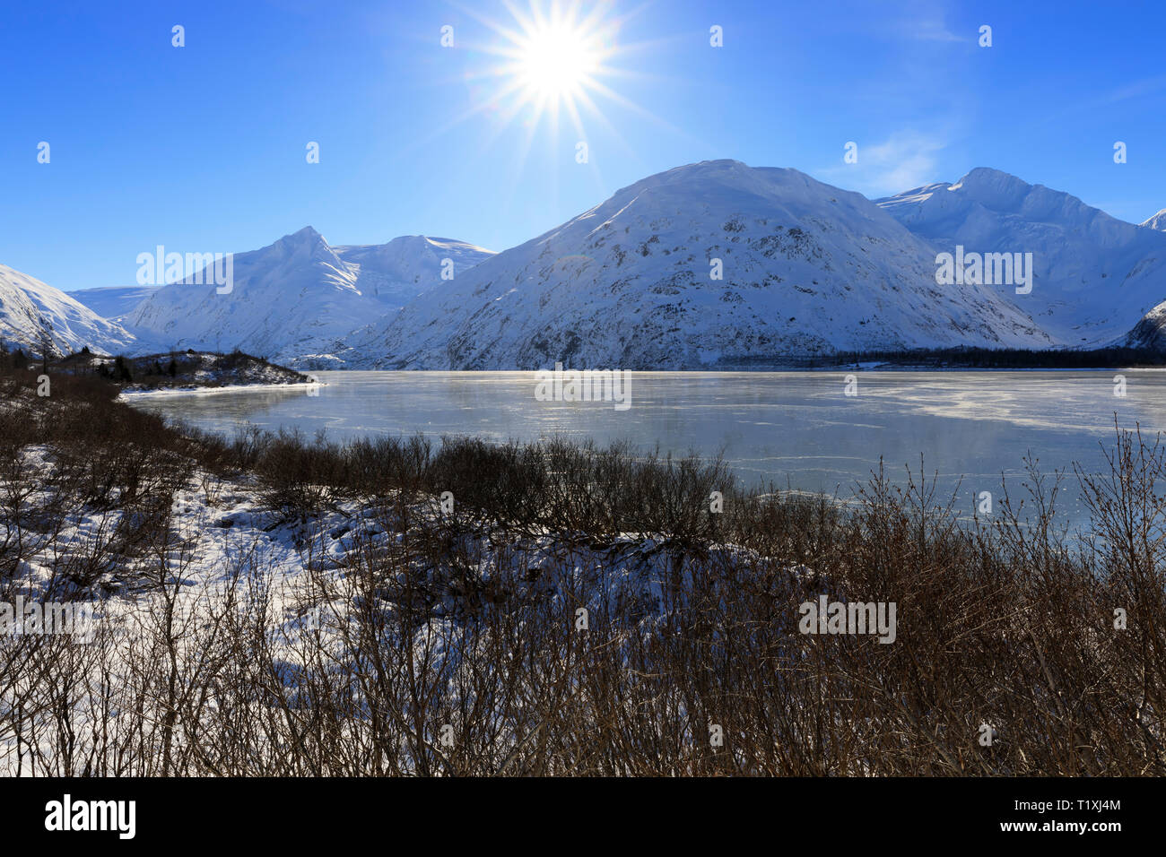 Portage Lake, Alaska Stock Photo - Alamy
