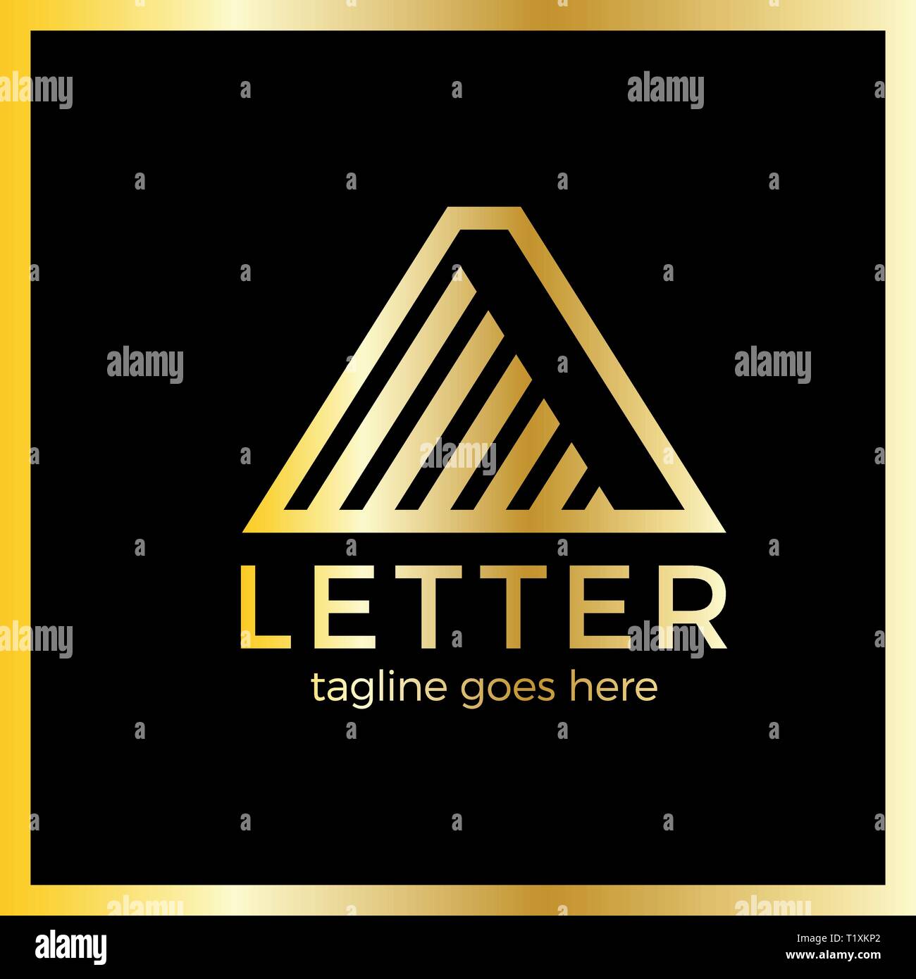 Letter A Line Arrow Up Logotype Stock Vector Image & Art - Alamy