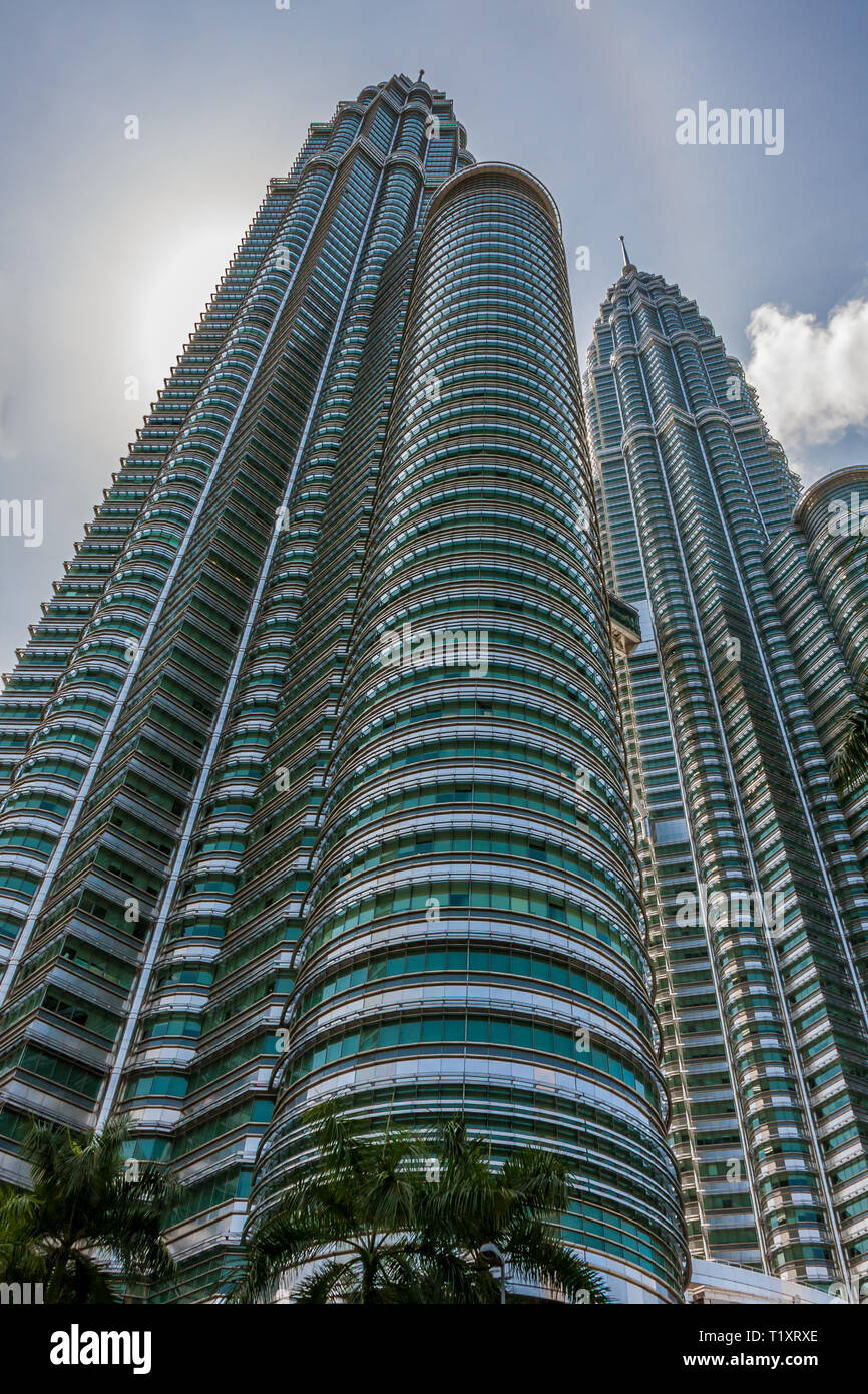 The Twin Towers, Kuala Lumpur, Malaysia Stock Photo