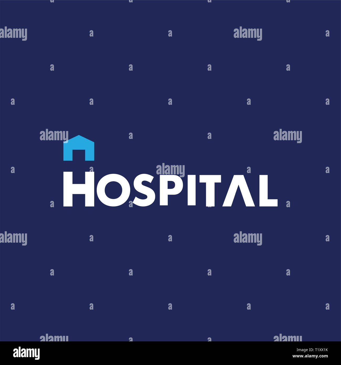 hospital logo design template Stock Photo Alamy