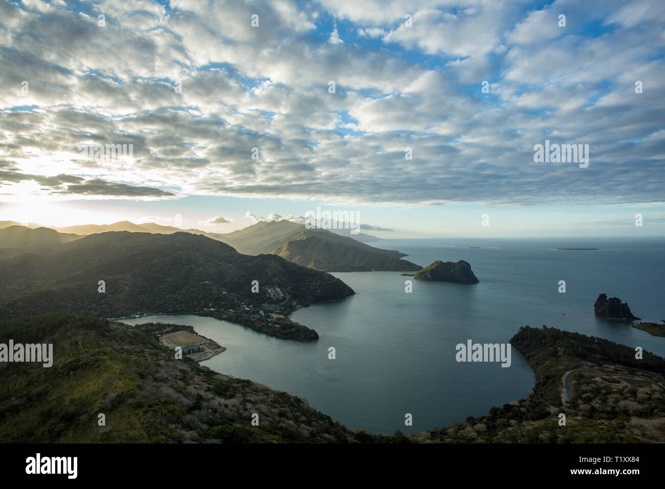 Hienghene Aerial view of Hienghene, New Caledonia Stock Photo - Alamy