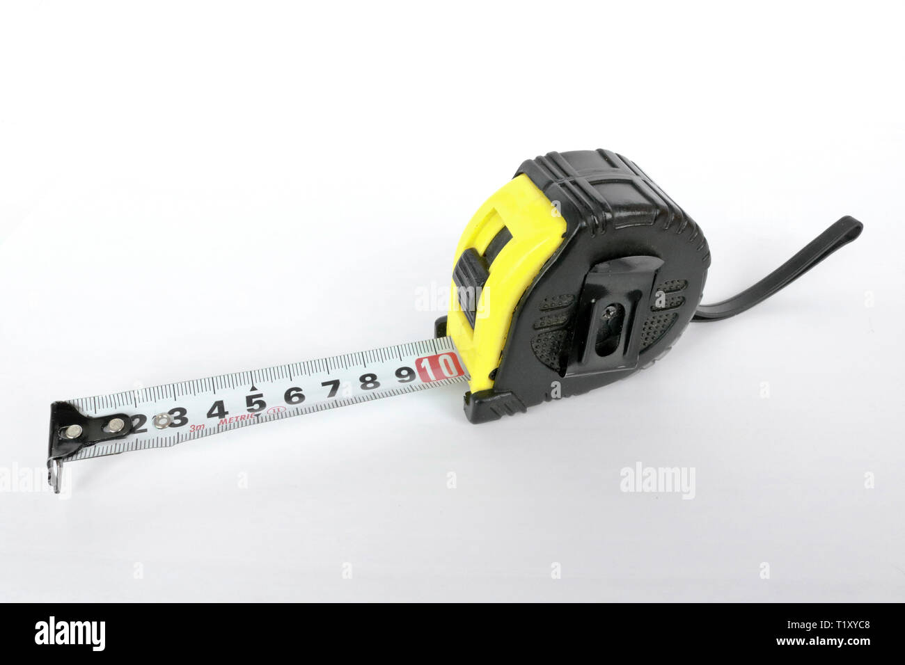 Construction tape - isolated object on white background Stock Photo