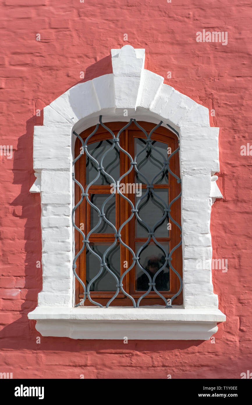 Window in the old stone wall Stock Photo - Alamy
