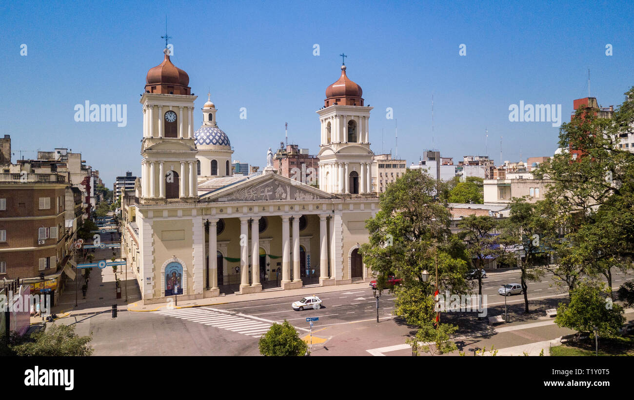 San Miguel de Tucumán/Tucumán/Argentina - 01.01.19: Cathedral of Our Lady of the Incarnation, San Miguel de Tucumán, Argentina. Stock Photo