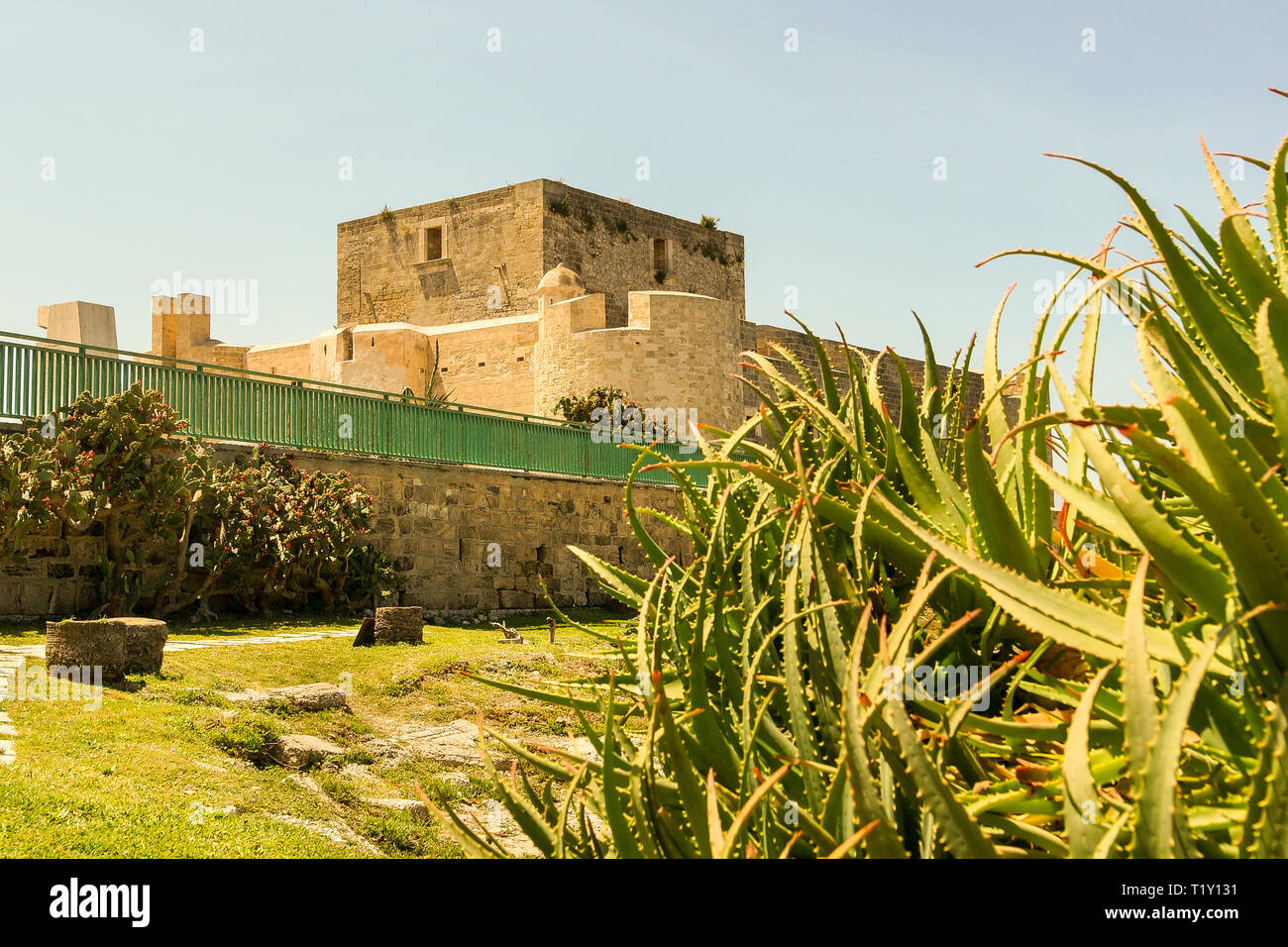 Sights of Brucoli Castle in Augusta Sicily, Italy Stock Photo Alamy