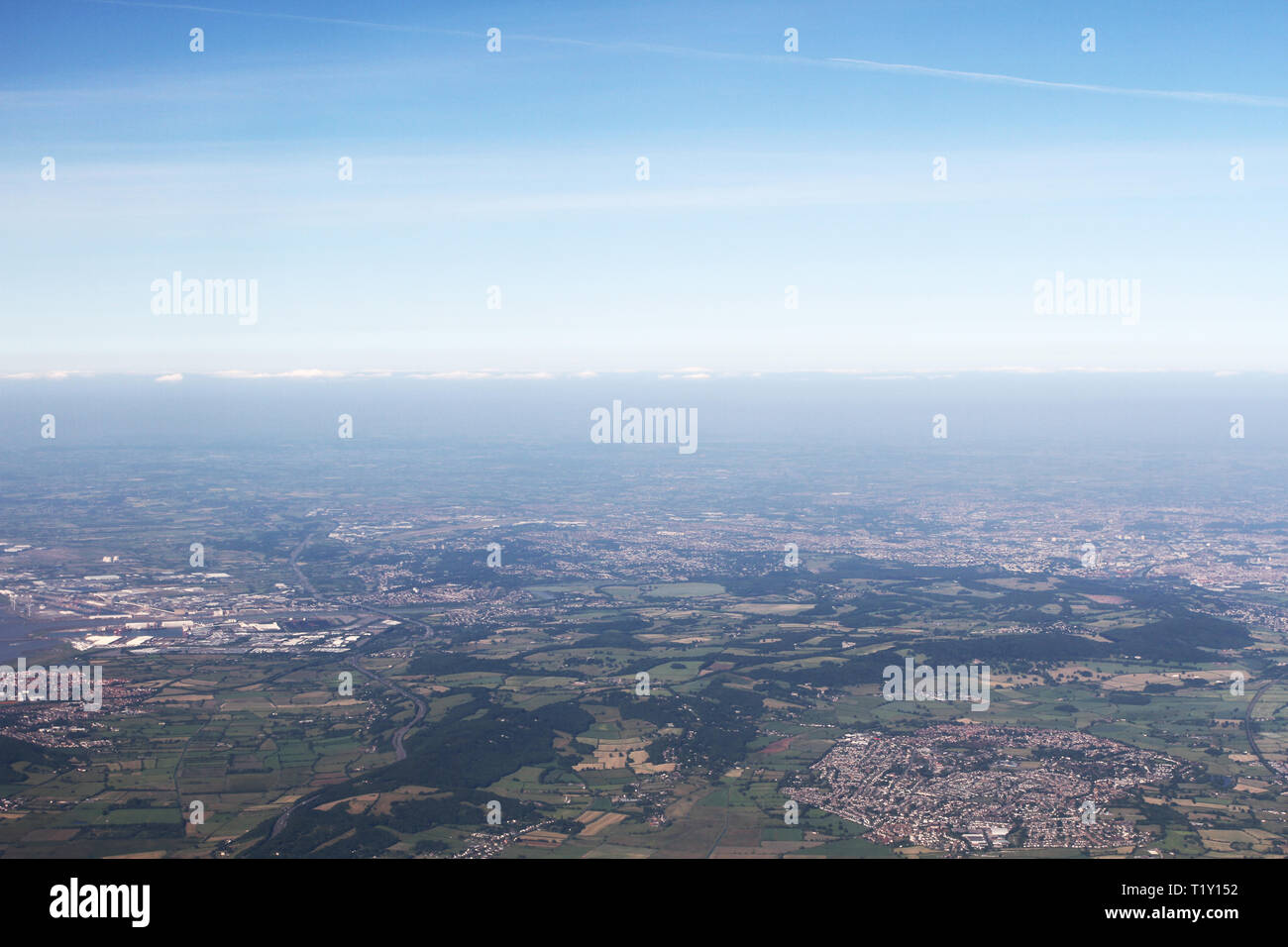 Bristol channel aerial hi-res stock photography and images - Alamy