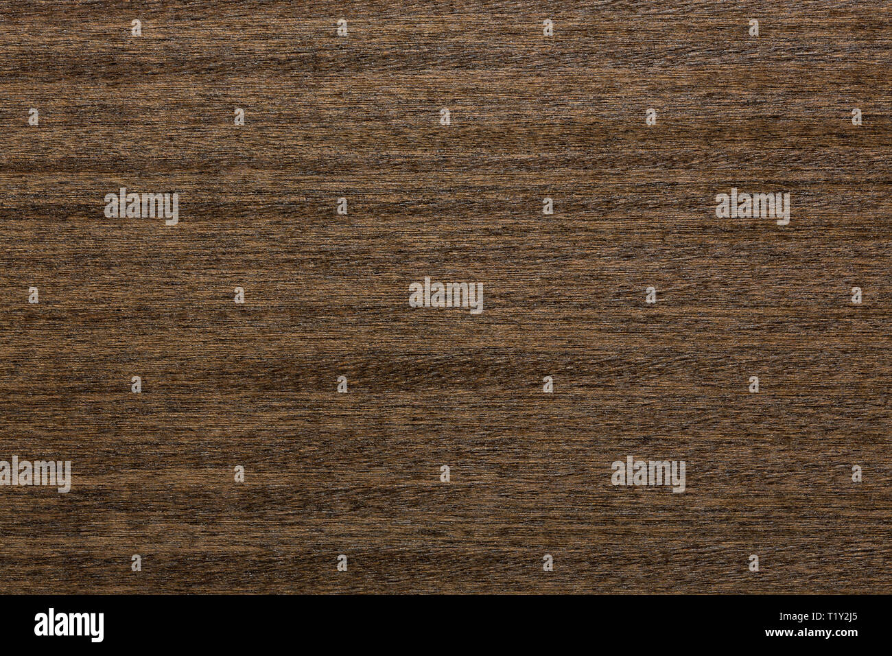 Strict veneer texture in dark colour. Veneer background. Stock Photo