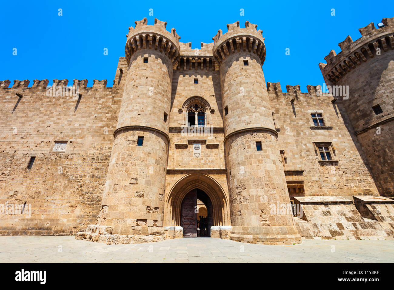 Palace of Grand Masters, Rhodes, Greece. Stock Photo - Image of knight,  travel: 11519532