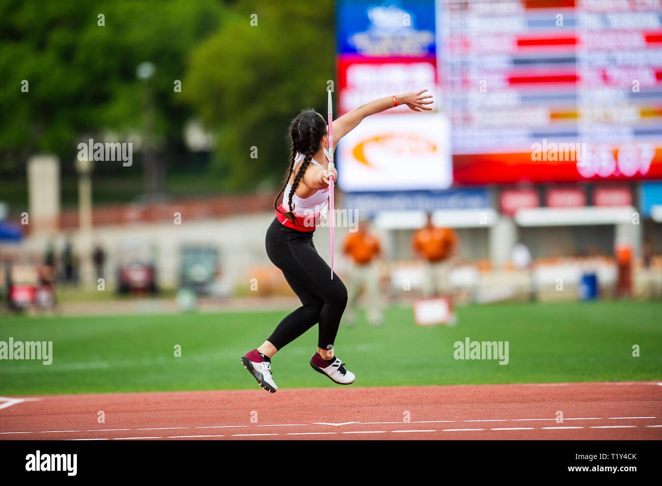 March 28, 2019 Alexis McAllister 3034 with So. Utah in action Women