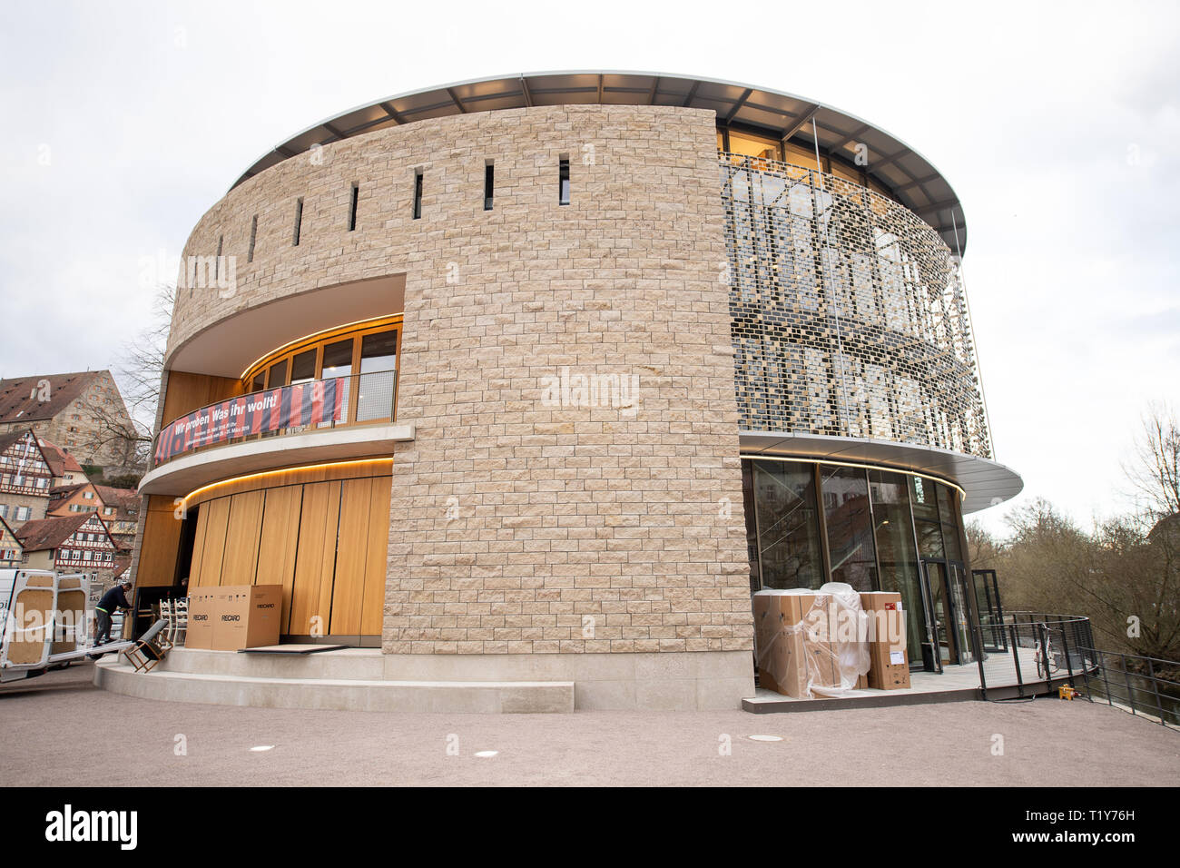 28 March 2019, BadenWuerttemberg, Schwäbisch Hall The Globe Theatre