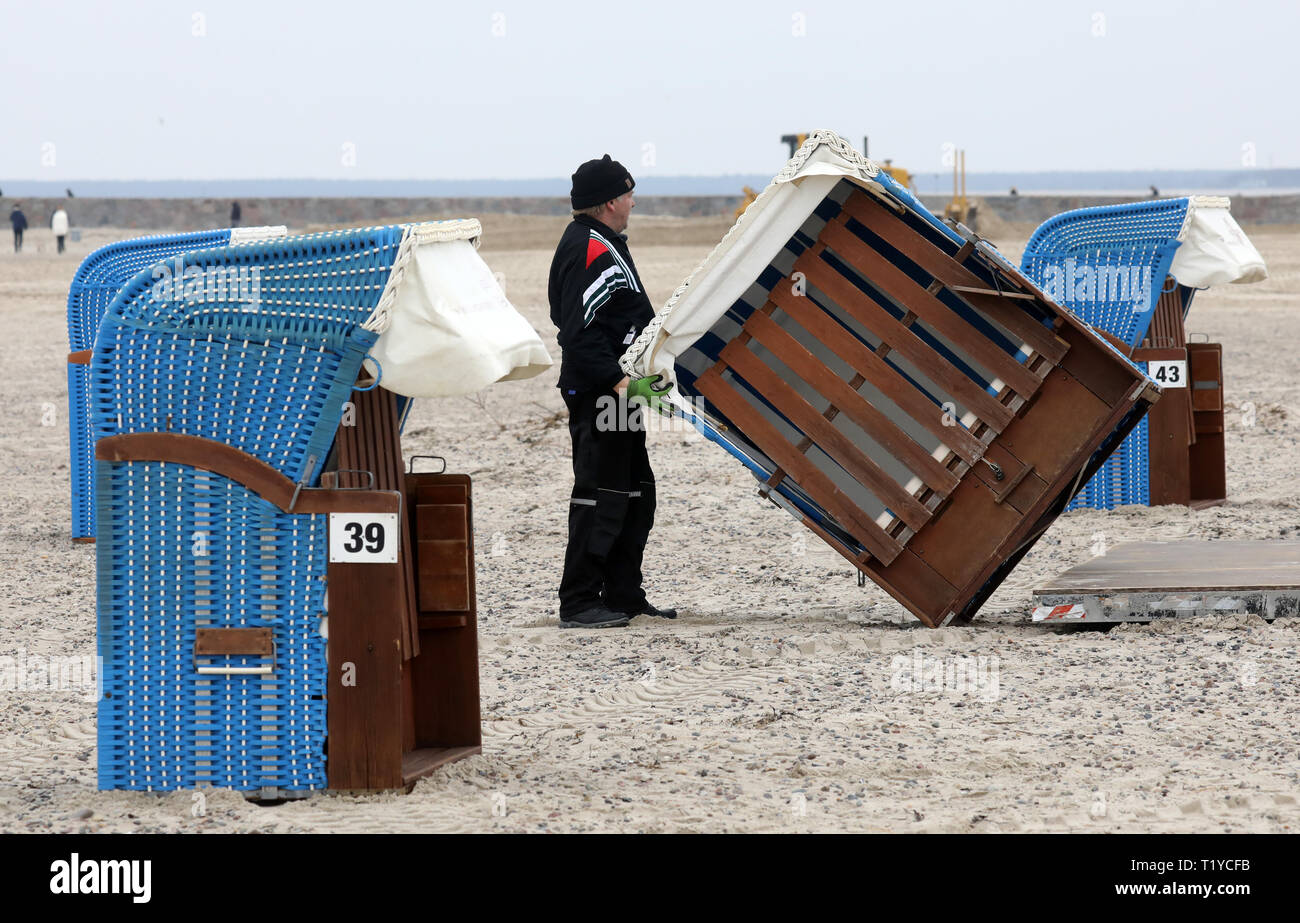 29 March 2019 Mecklenburg Western Pomerania Warnemunde In