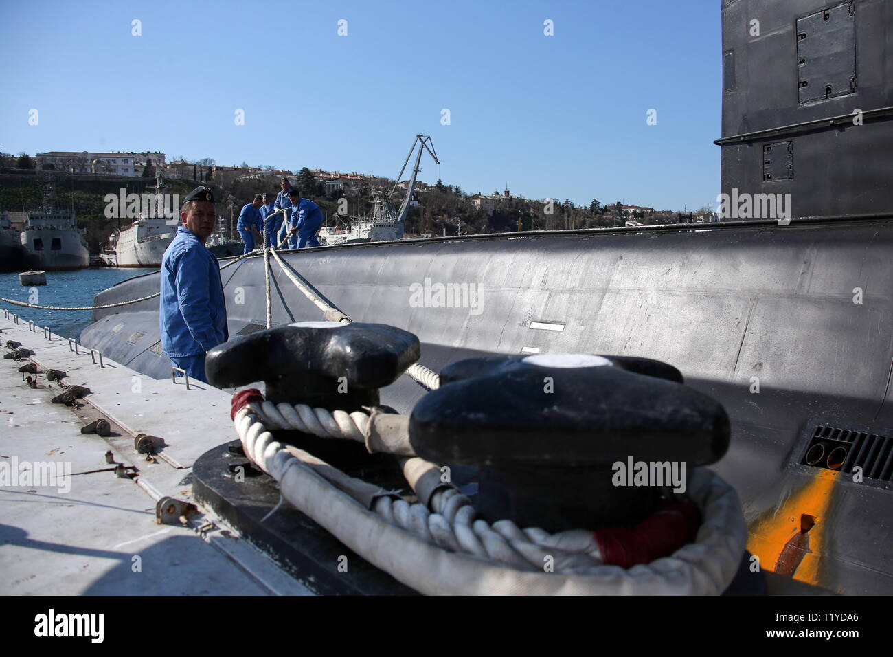 Kilo Class Diesel Electric Submarine High Resolution Stock Photography ...