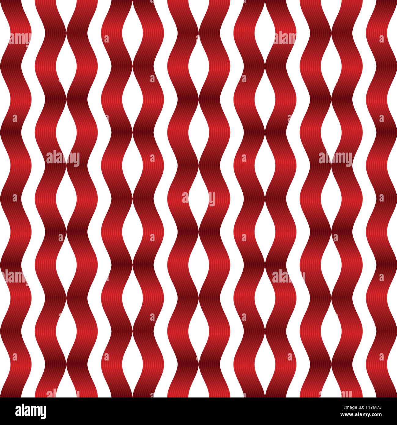 Abstract red stripe and curve seamless vector pattern hi-res stock ...