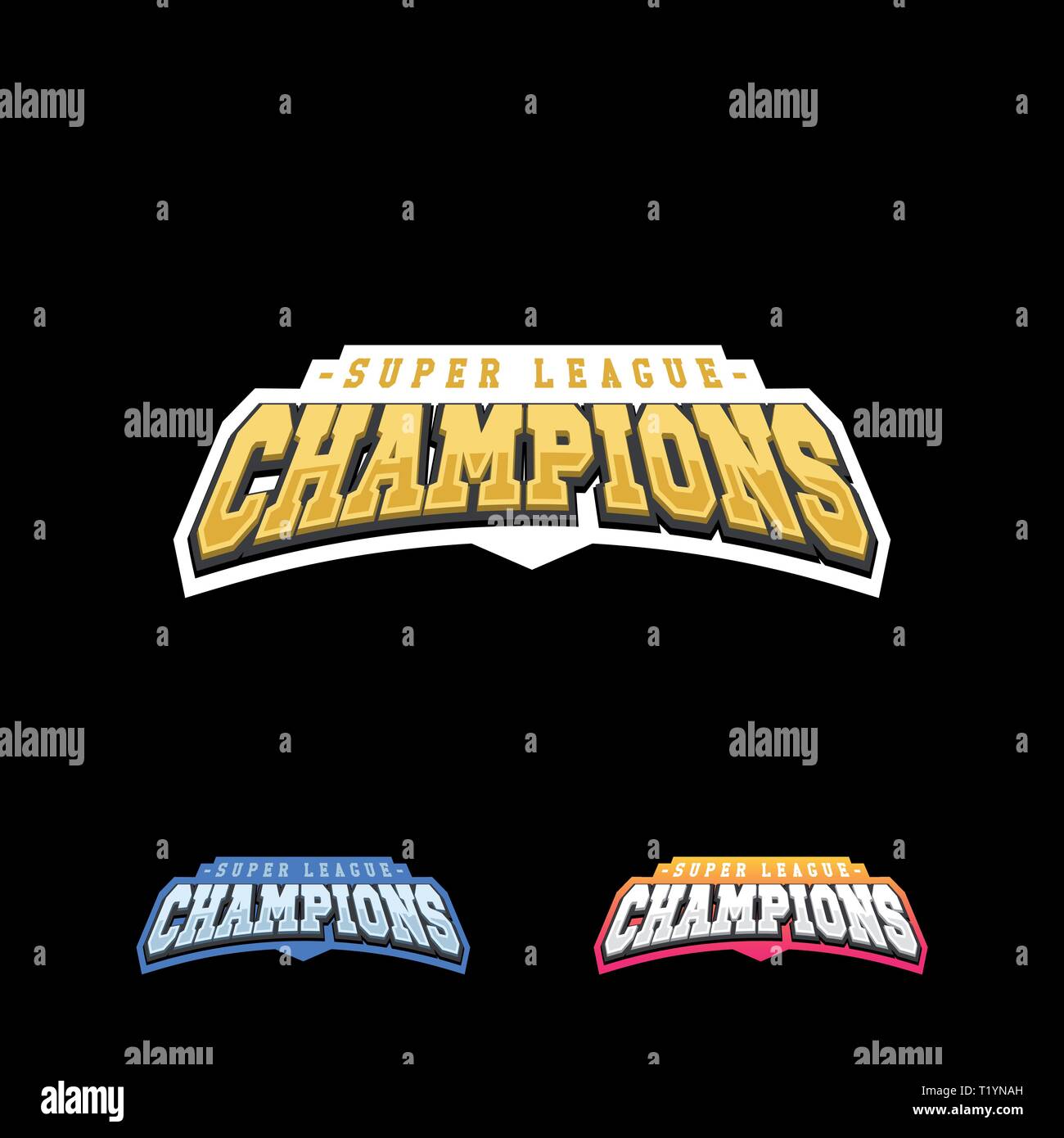 league logo emblem badge graphic typography Stock Vector Image & Art - Alamy