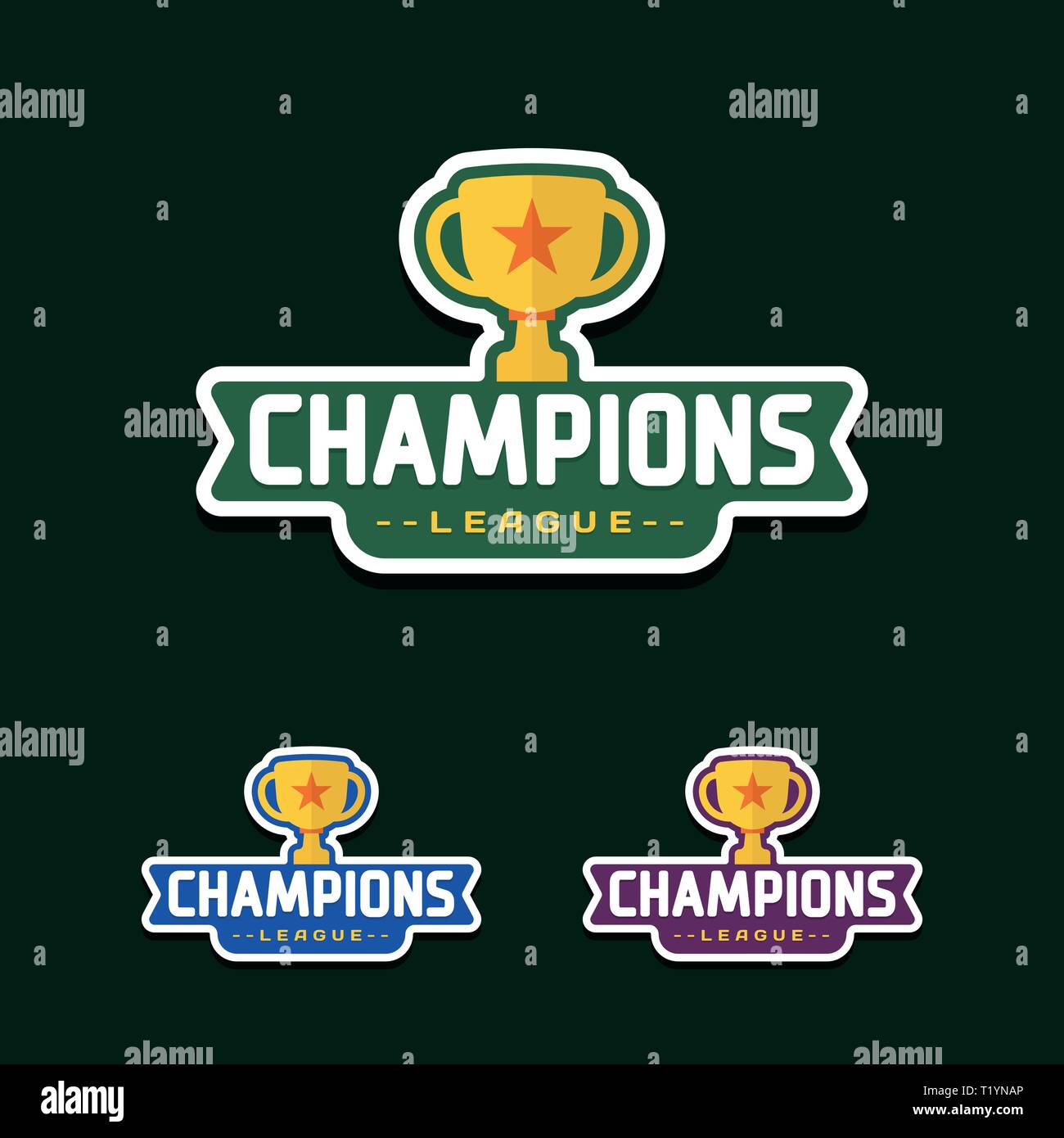 Champions league Stock Vector Images - Alamy