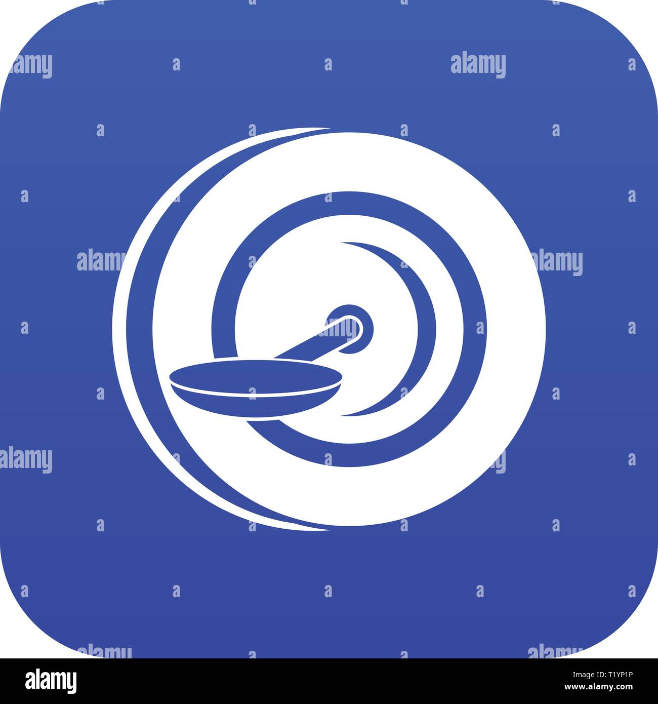 Self balancing wheel icon digital blue Stock Vector Image & Art - Alamy