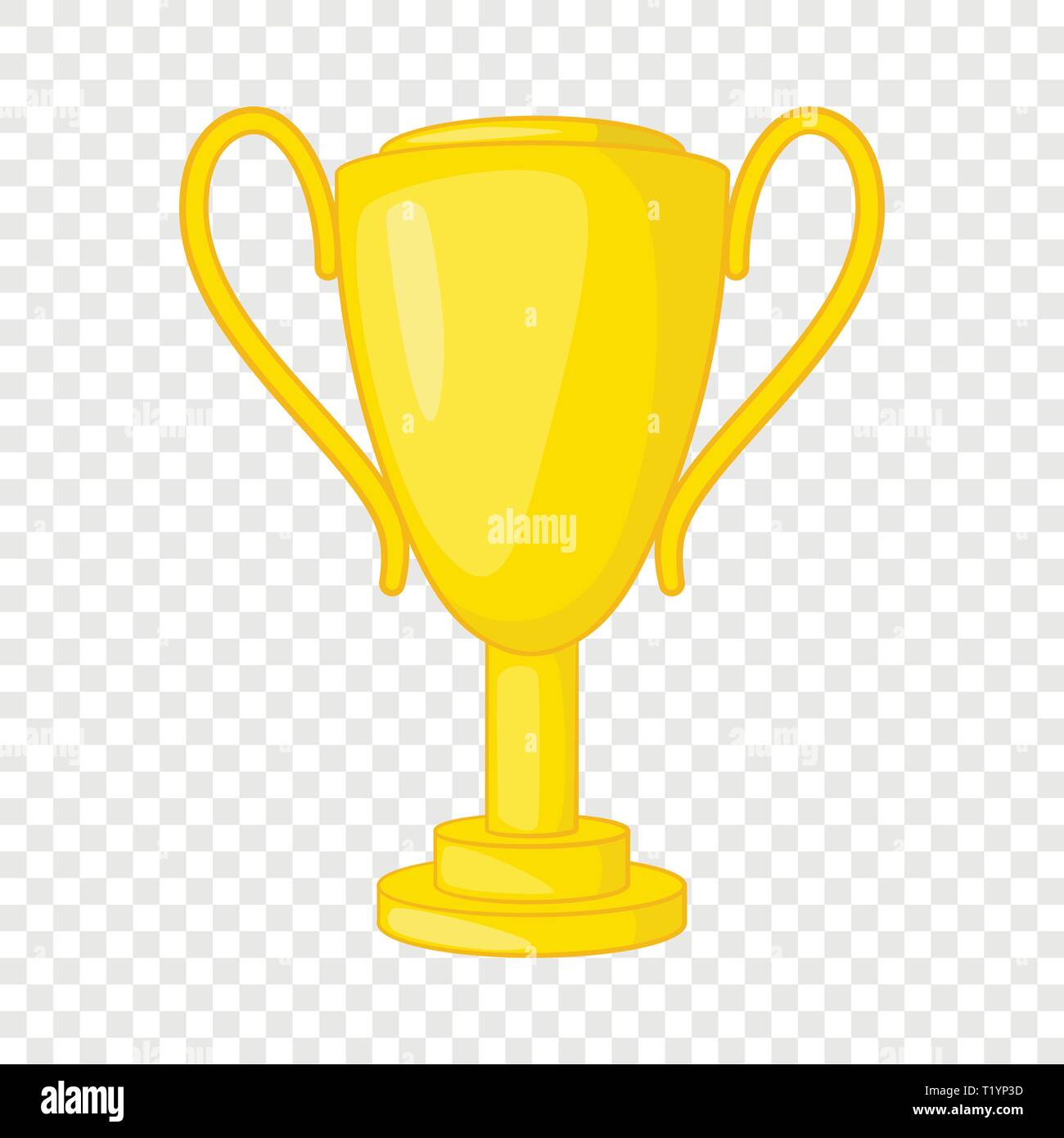 Golden trophy cup icon, cartoon style Stock Vector Image & Art - Alamy