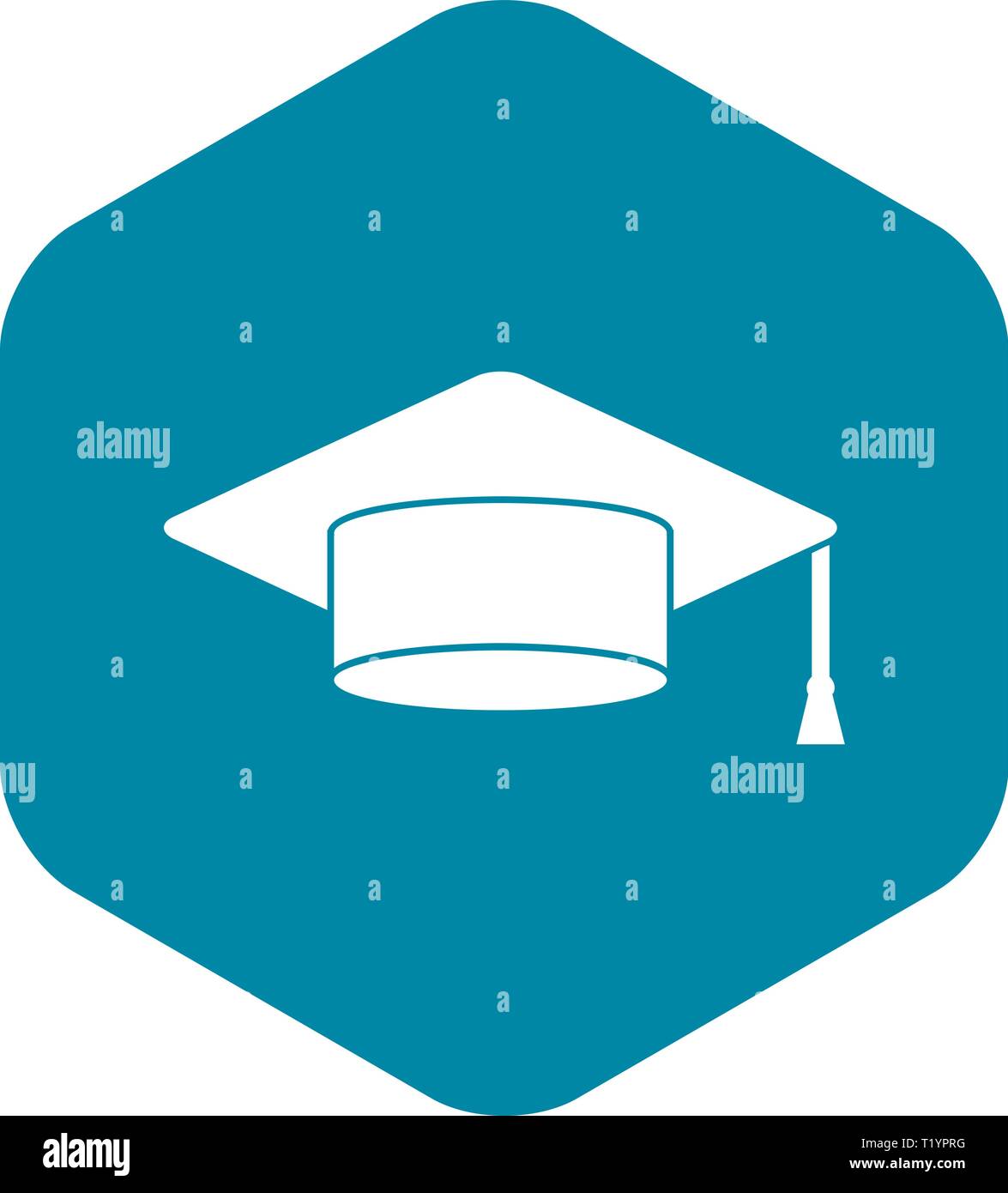 Cap student icon, simple style Stock Vector Image & Art - Alamy