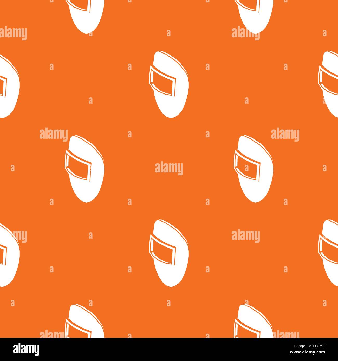 Welding mask pattern vector orange Stock Vector