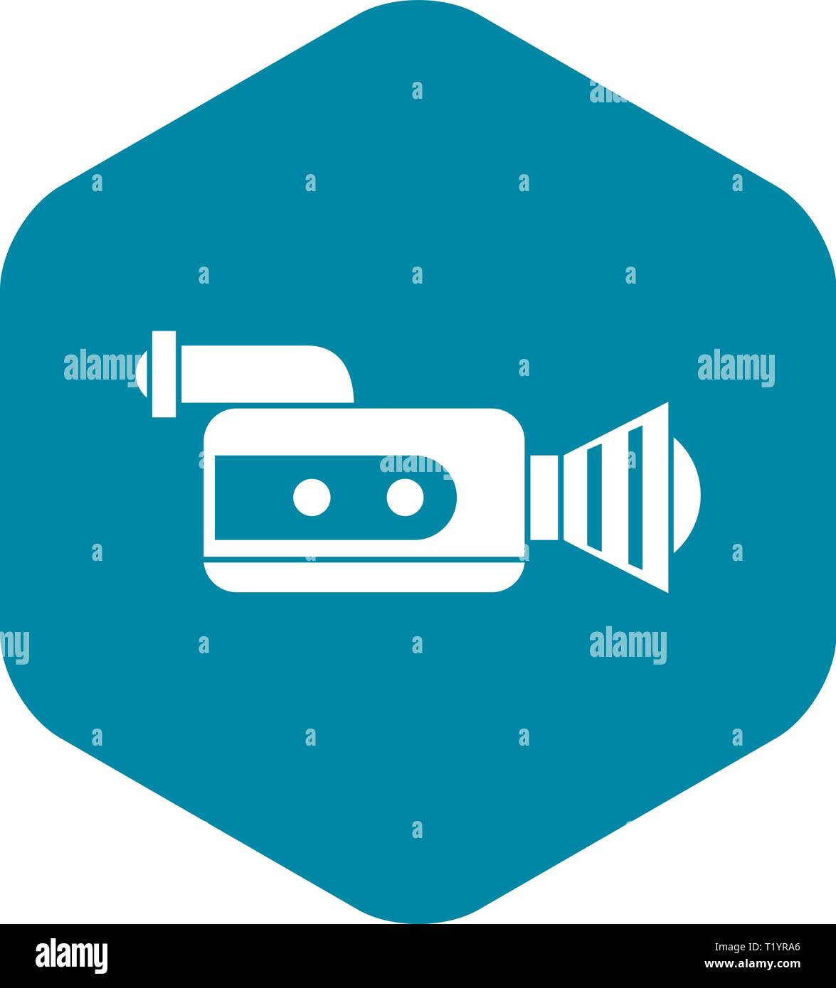 Retro camera icon, simple style Stock Vector Image & Art - Alamy