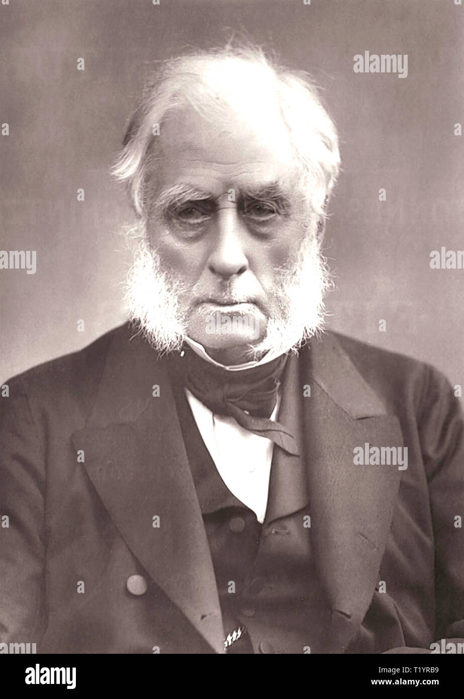 WILLIAM CAVENDISH,7th Duke of Devonshire (1808-1891) British landowner, politician and philanthropist about 1880 Stock Photo