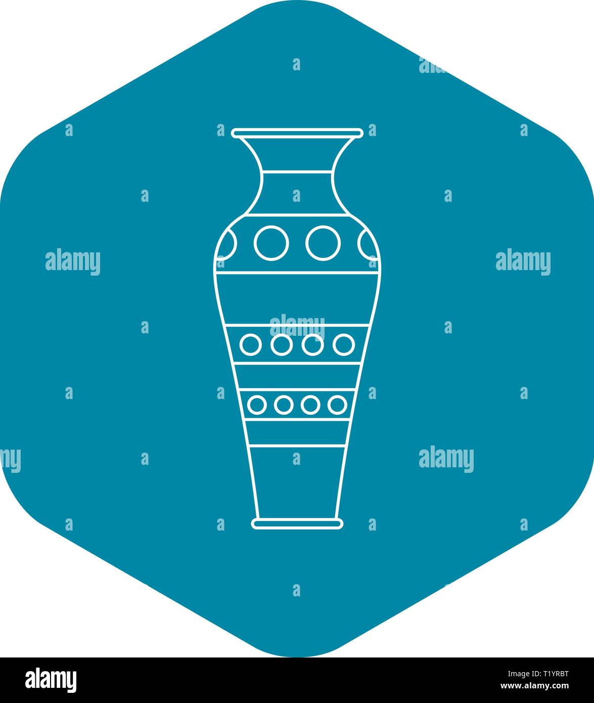 Vase icon, outline style Stock Vector Image & Art - Alamy