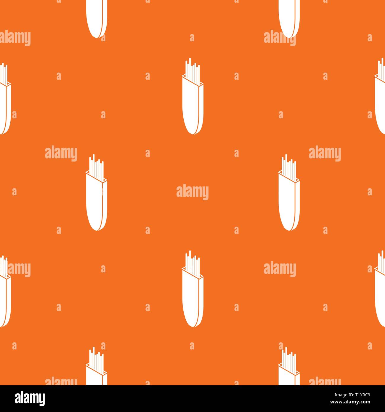 Welding rods pattern vector orange Stock Vector