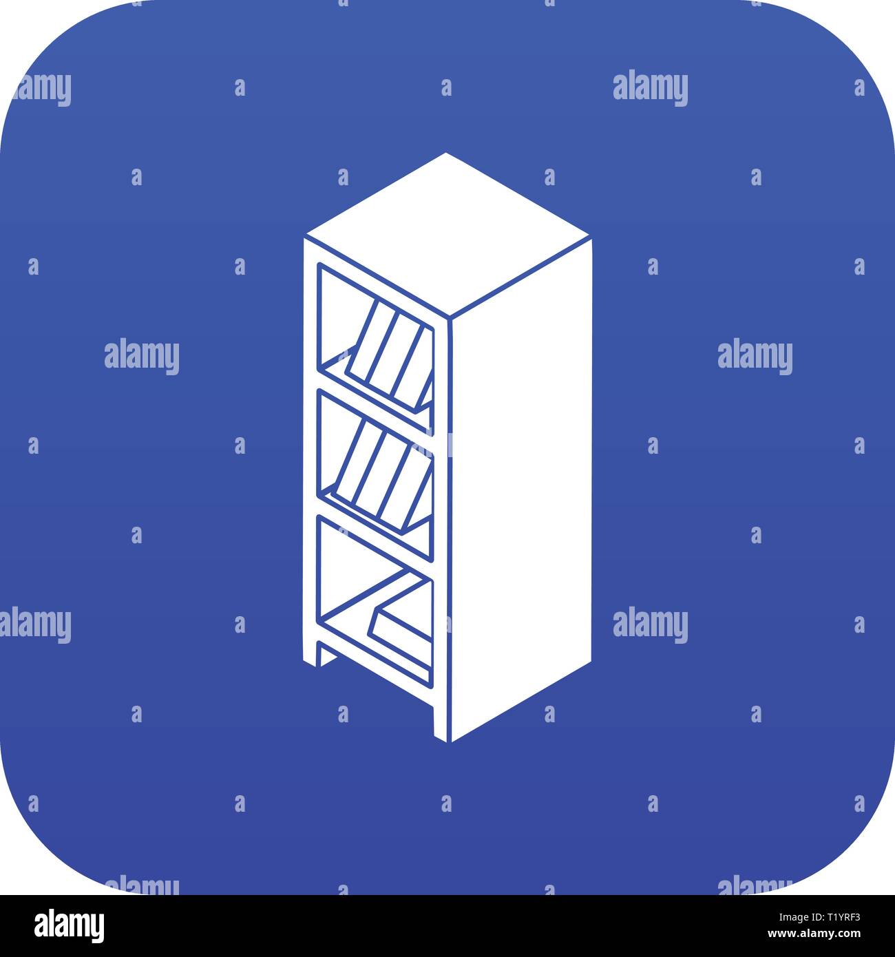 File wardrobe icon blue vector Stock Vector Image & Art - Alamy