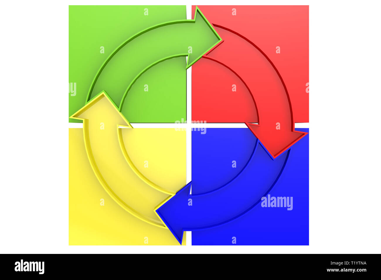 Different circular arrows hi-res stock photography and images - Alamy