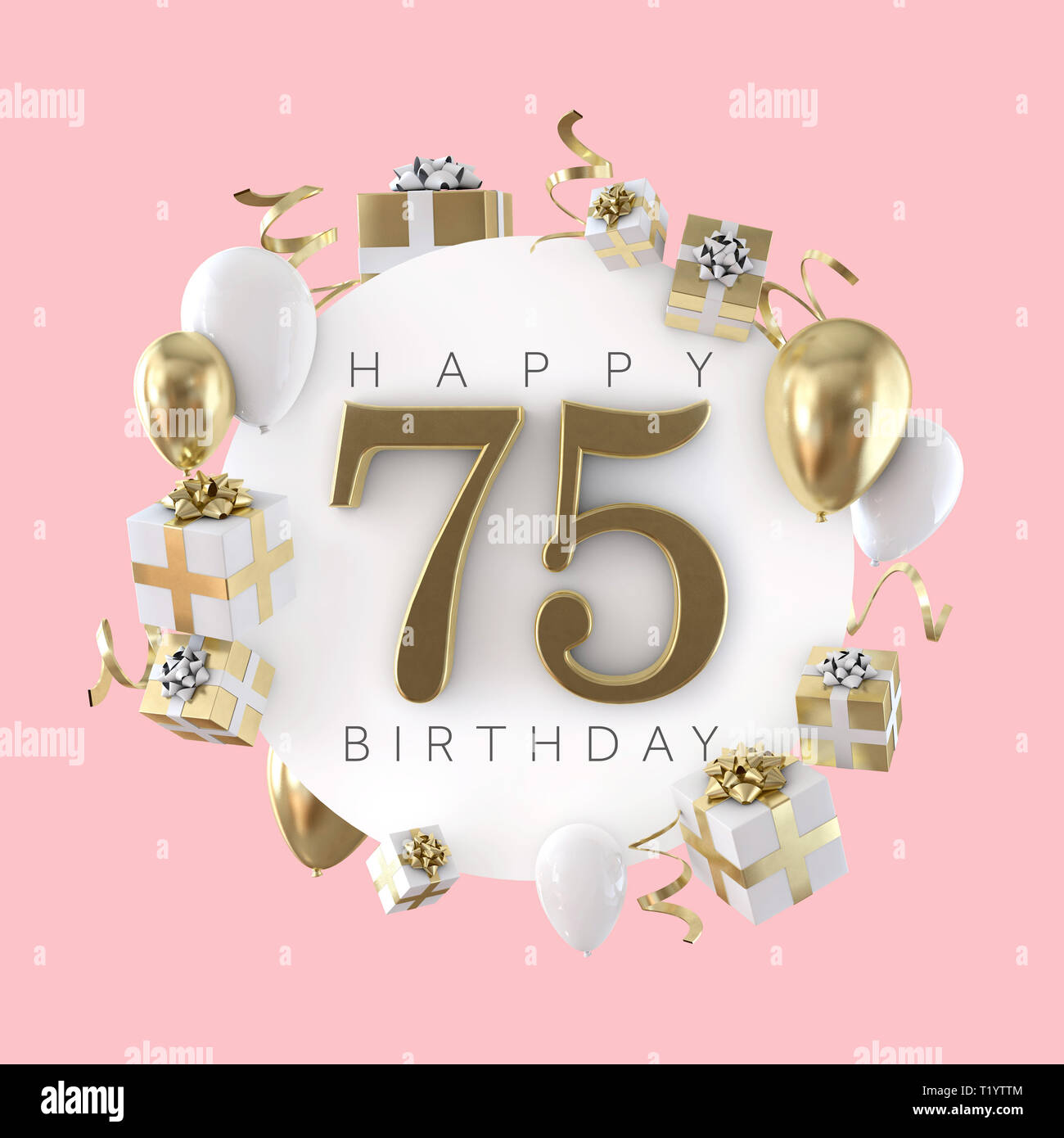 75th Birthday Background