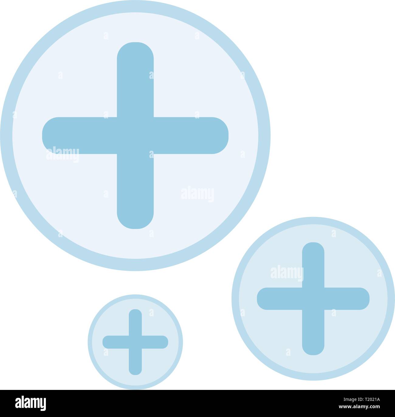 medical cross set icons vector illustration design Stock Vector Image ...