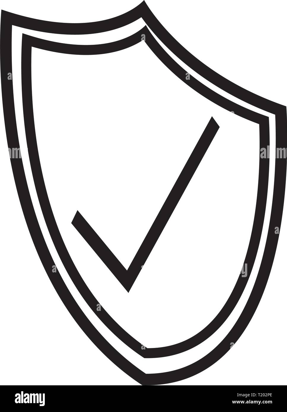 security shield isolated icon vector illustration design Stock Vector ...