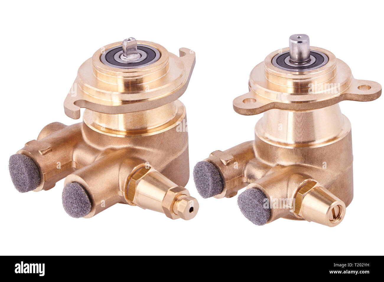 Pump isolated. Set of water pumps for coffee machines. Isolated Stock Photo Alamy