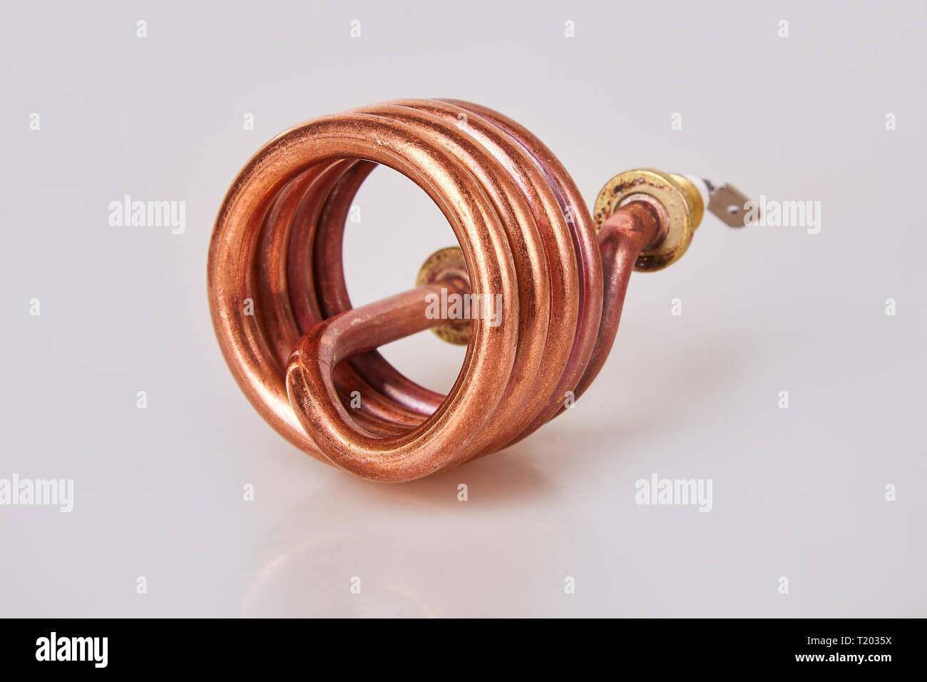 Heating elements for coffee machines isolated on white background Stock Photo Alamy