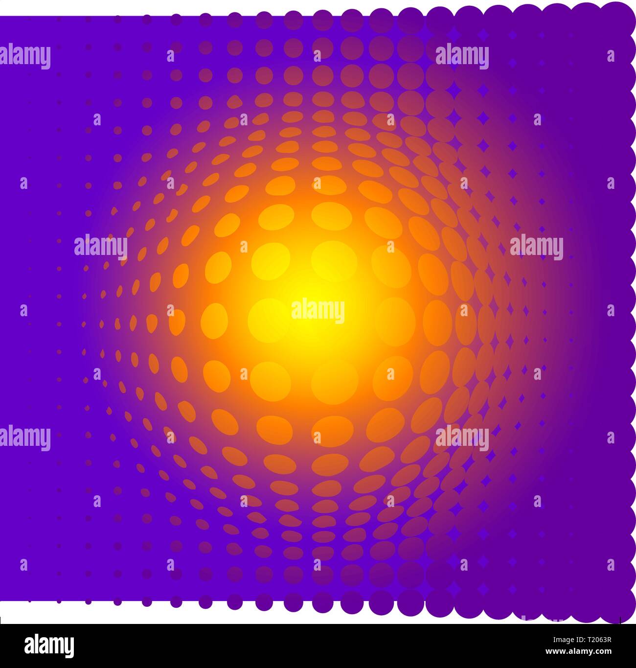 3D abstract background made from  dots Stock Vector