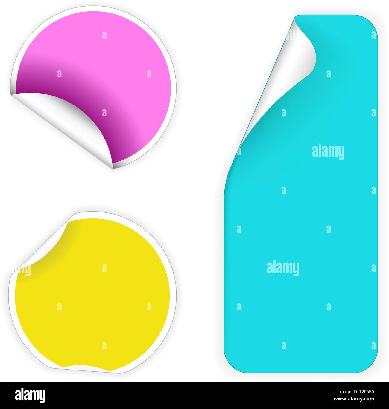 Set of fresh labels (vivid colors) - see my portfolio for more labels ...