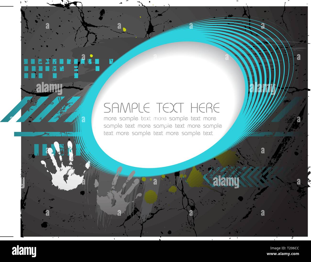 Abstract grunge background with place for your text Stock Vector
