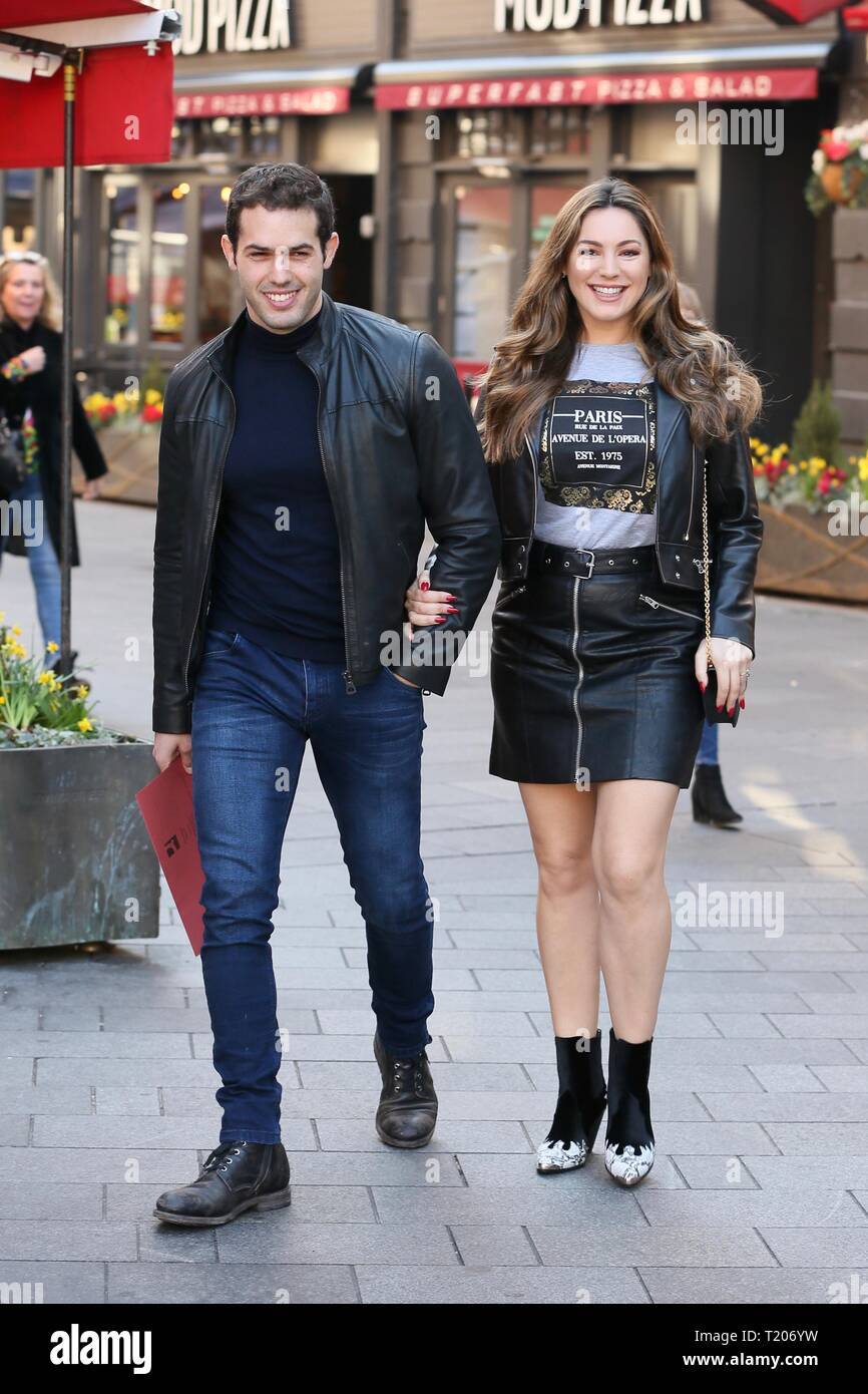 Kelly Brook Seen Arriving At Global Studios With Fiancee Jeremy Parisi kelly-brook-seen-arriving-at-global-studios-with-fiancee-jeremy-parisi