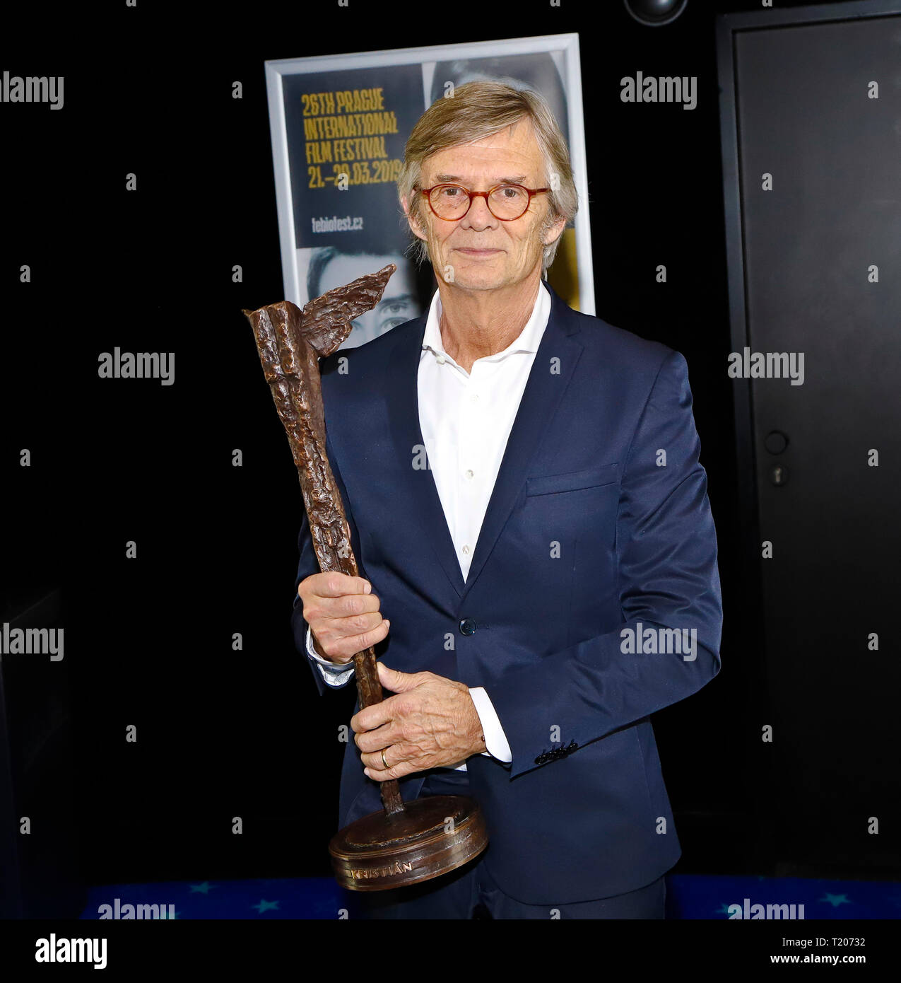 Danish Academy Award-winning director Bille August received the Kristian Award for his Contributions to World Cinema at the Prague International Film  Stock Photo