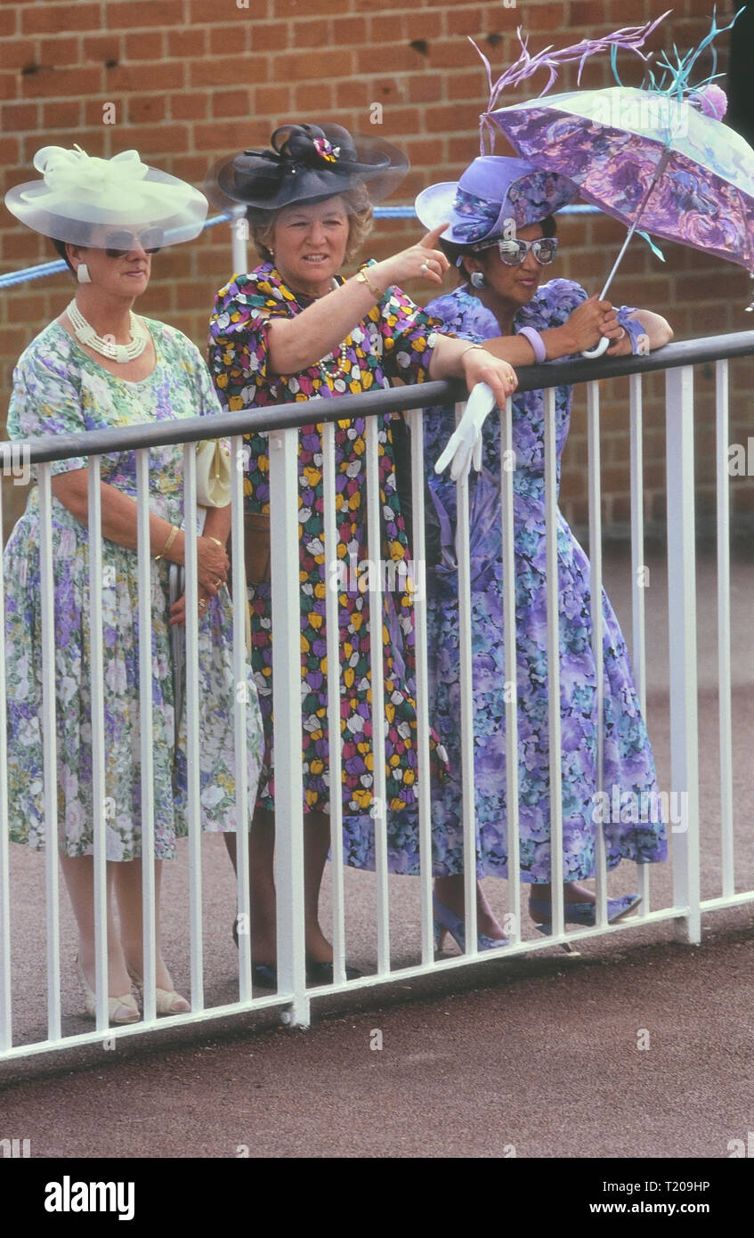 Ladies day at Royal Ascot, Berkshire, England, UK Stock Photo