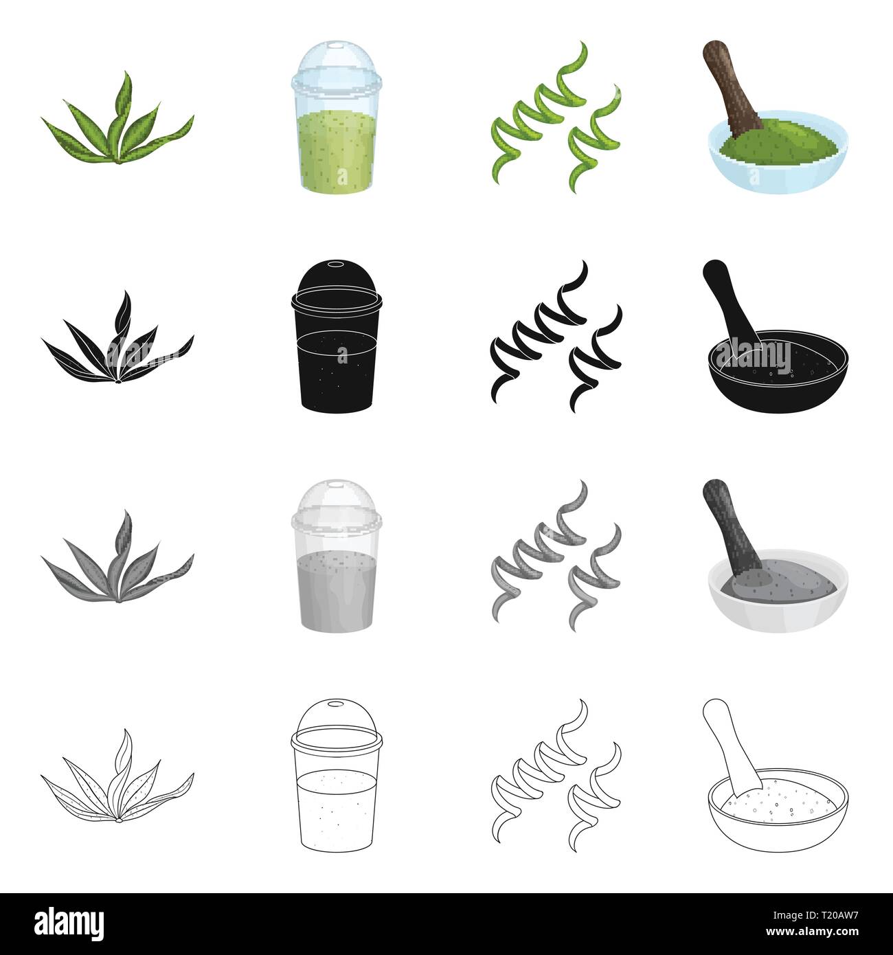 algae,smoothie,supplement,healthy,spiral,powder,organic,glass,dried ...
