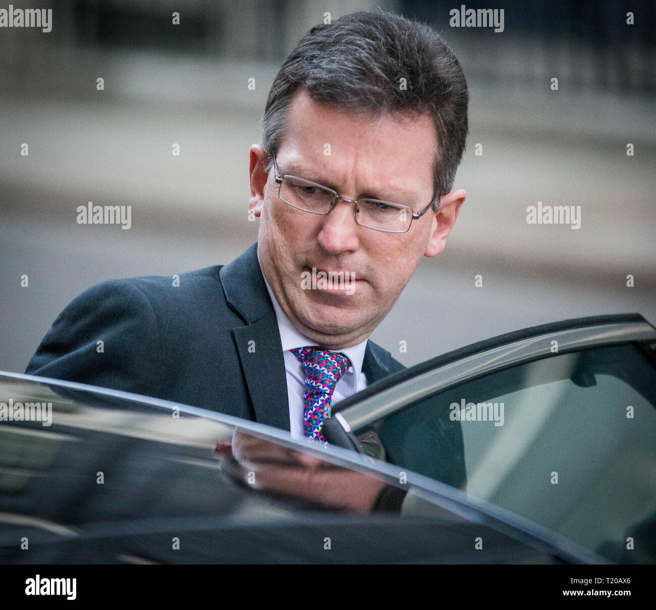 Ministers depart Downing Street following cabinet meeting.  Featuring: Jeremy Wright MP Where: London, United Kingdom When: 26 Feb 2019 Credit: Wheatley/WENN Stock Photo