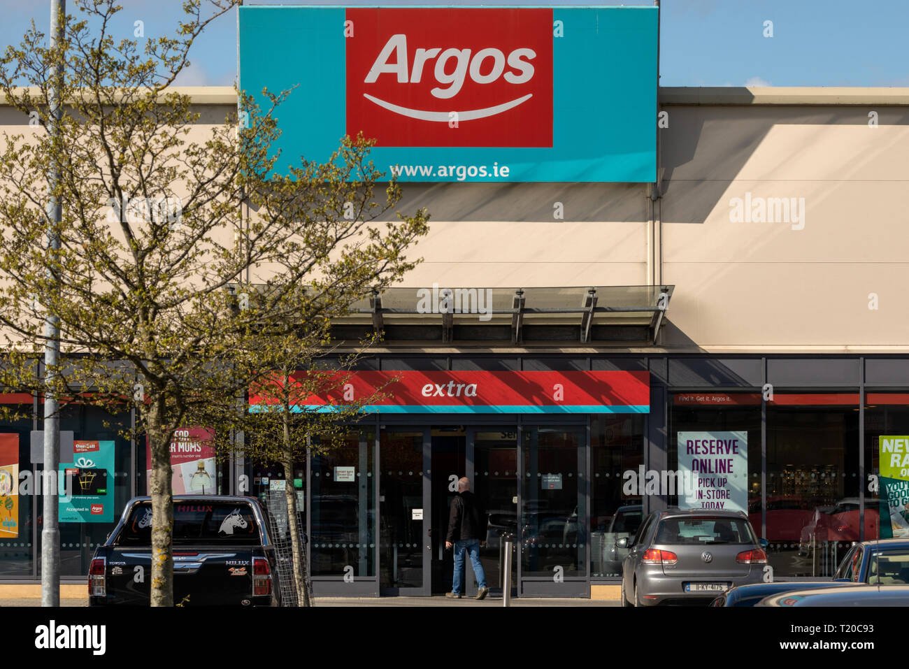Argos store shopfront in DeerPark shopping centre, Killarney, County