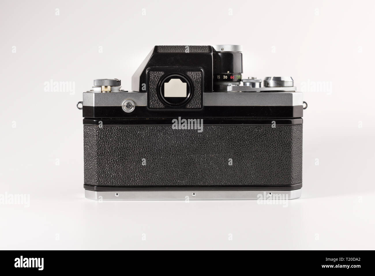 An old film camera is isolated on a white background Stock Photo - Alamy