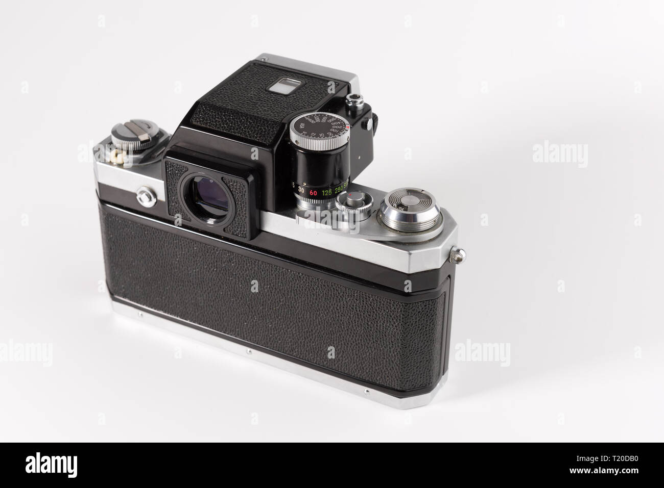An old film camera is isolated on a white background Stock Photo - Alamy