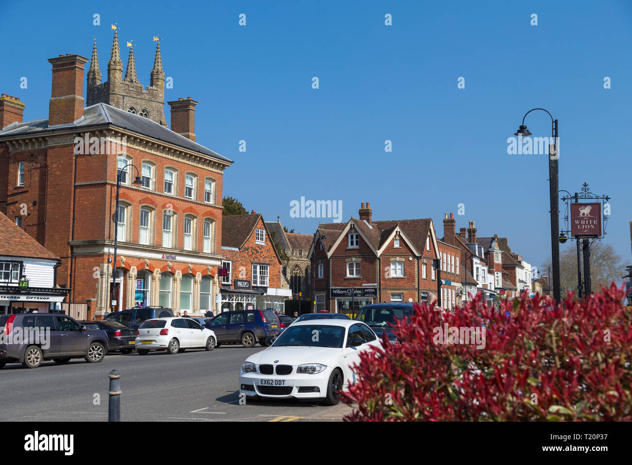Tenterden high street, kent, uk Stock Photo Alamy
